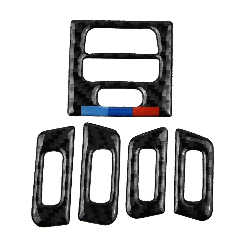 Εσωτερική επένδυση εξόδου αεραγωγού από ανθρακονήματα αυτοκινήτου για BMW E90 E92 E93