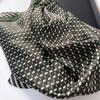 Luxusní Design Módní Čtvercový Hedvábný Šátek Dámský Měkká Čelenka do Vlasů Šátek na Krk Stužka Bandana Hidžáb Šátek Šátky