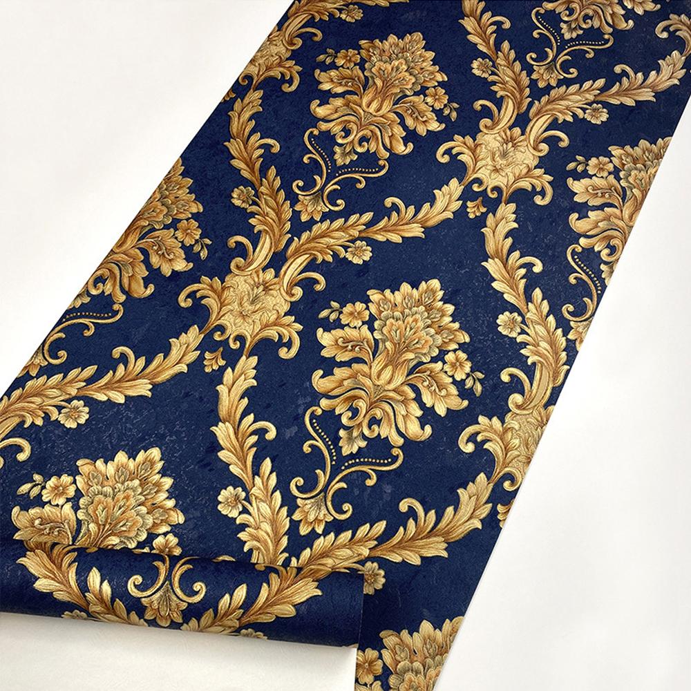 9 Style Luxury 3D Damask Vinyl Wallpaper Bedroom Living Room Red Floral Wallpapers Roll Ktv