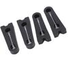 4pcs Car Door Lock Cover Pad Silicone Door Latch Shock Absorber Pad Anti Slip Door Lock Protector Universal for Cars