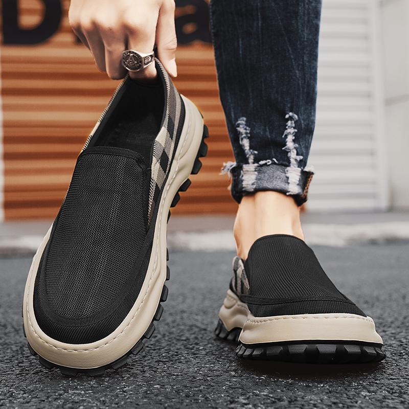 Casual Sneaker Round Toe Canvas Ventilate Shoes for Men Loafers Soft and Comfortable Sports and Leisure All-match Fashion New