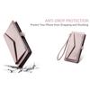 For Samsung Galaxy S25 Edge Leather Case with Wrist Strap Wallet Stand Phone Cover