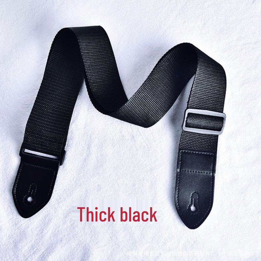 Polyester Printed Guitar/Bass Strap: Widened, Thickened, Punch-Free for Boys & Girls
