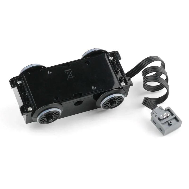 Train Track Motor 88002 MOC Power Functions Power Up Technical Speed Motor Building Blocks for 10254 53401 53400 Rail Tracks DIY