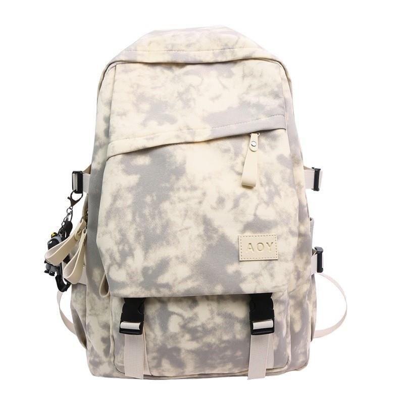 

JK Schoolbag Men s Large Capacity New Travel Backpack Junior High School Japan fashion Casual Simplicity Backpack Women Preppy White, with pendant
