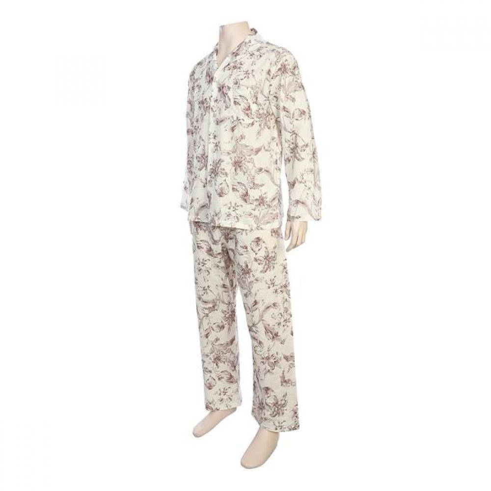 BARBARA Men S 100  aSacotton Print Pajama Amp4594b