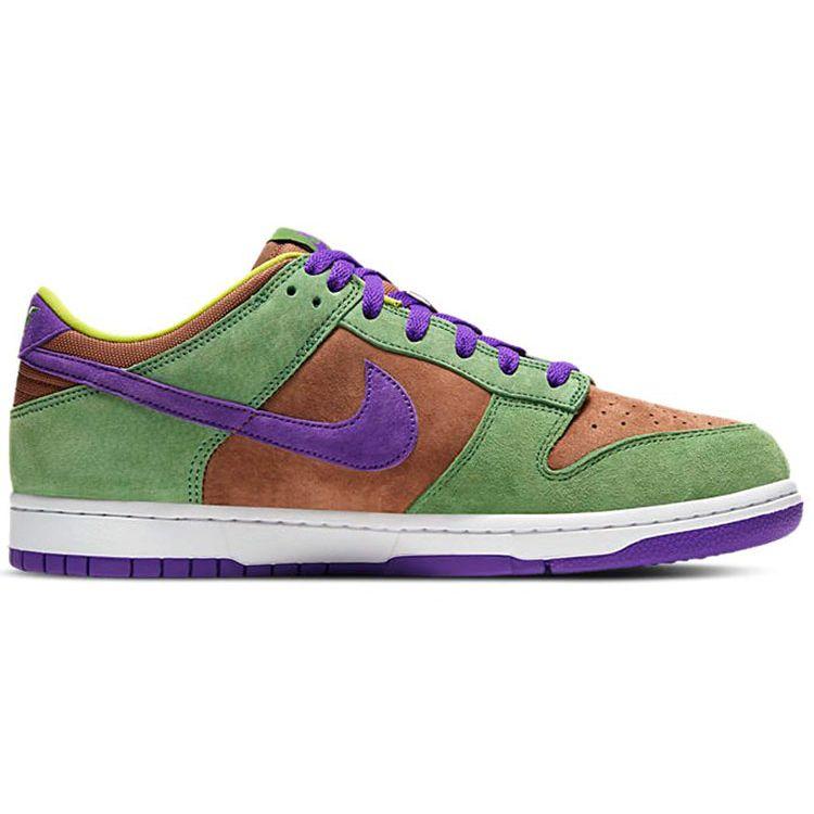 Nike Dunk Low SP Retro Veneer 2020 Unisex Sneakers Green Autumn-Green Deep-Purple DA1469-200