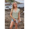 Summer Women's Fashion Casual V-Neck Knitted Solid Colour Vest