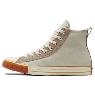 Chuck Taylor All Star Fleece Comode Versatili Resistenti Scarpe Alte in Tela Sneakers Unisex Arancione Marrone A04407C