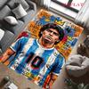 Fußball Superstars Teppich für Wohnzimmer Schlafzimmer Zuhause Sofa Dekoration, Kinder Spiel rutschfeste Bodenmatte
