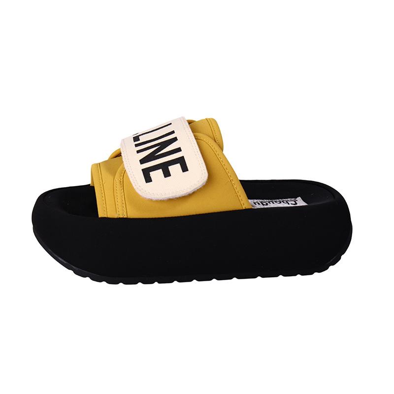 Super Fire Beautiful Thick-bottomed Cool Slippers Women's Summer Wear Fashion with Skirts 2025 New Going Out French Flat-bottomed Slippers