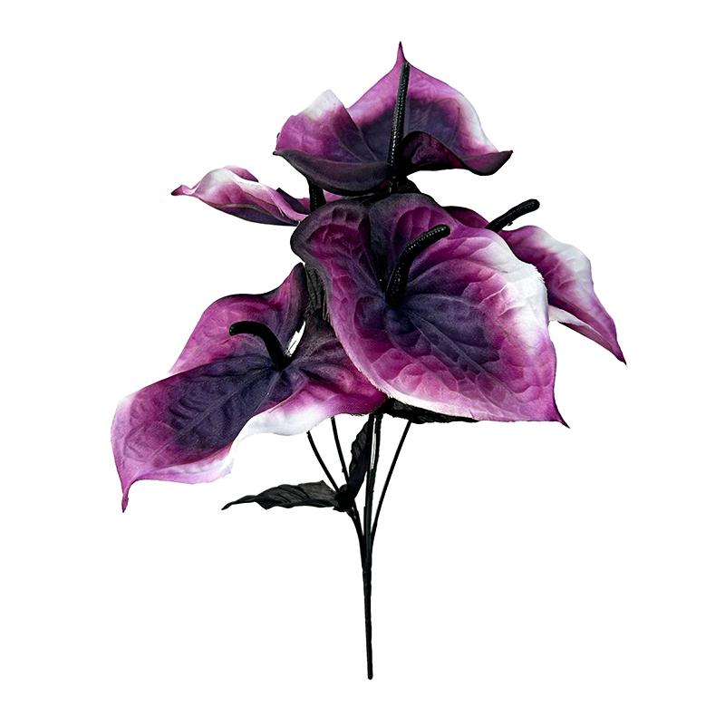 

Хэллоуин Искусственные листья Настольный стол Имитация Подкова Лотос Дом Несколько цветов Цветочная композиция Украшение для вечеринки