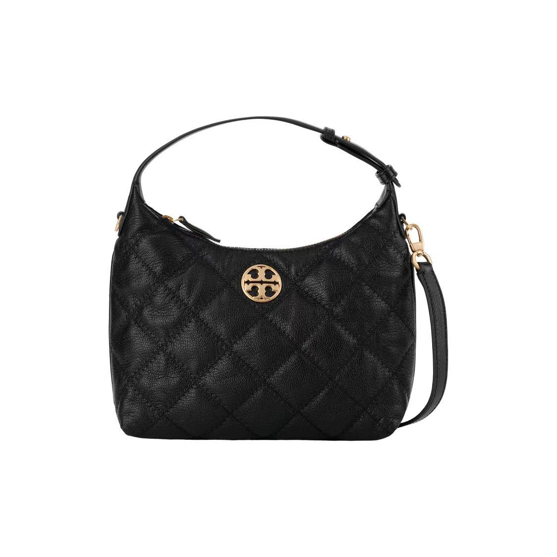 

Tory Burch TB Zipper Closure Leather Shoulder Bag Crossbody Bag Underarm Bag Tote Bag Mini Women Bags Black 83694-001 Basic Set (Bag+Dust Bag)