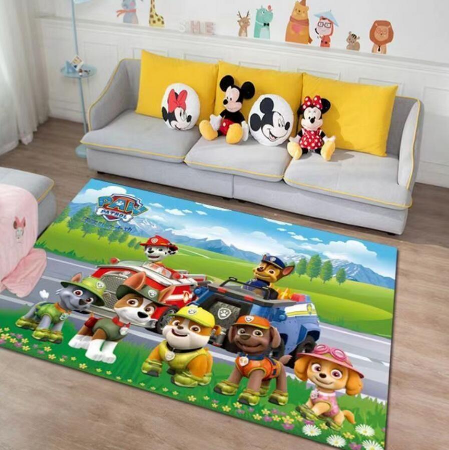 

Kids 3D Paw Patrol Doormat Baby Boys Bedroom Carpet Anti-Slip Rug Floor Mat Gift 60cm x 90cm