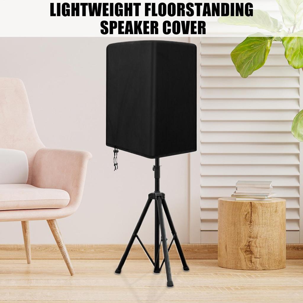 Waterproof DJ Patio Speaker Stand Covers UV Protection Dustproof Outdoor Cover 8/10/12/15 Inch Powered  600D Oxford Cloth