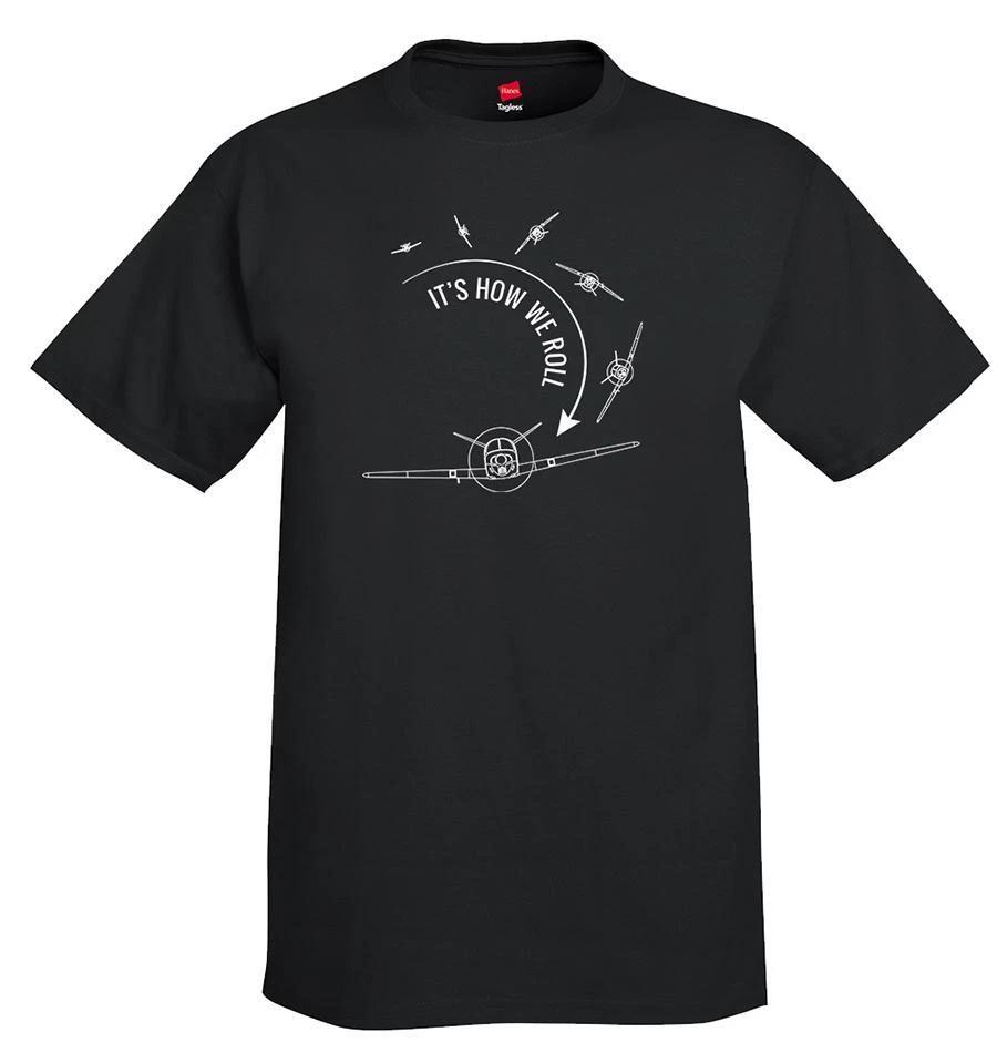 It s How We Roll Aviation Airplane T-Shirt XL
