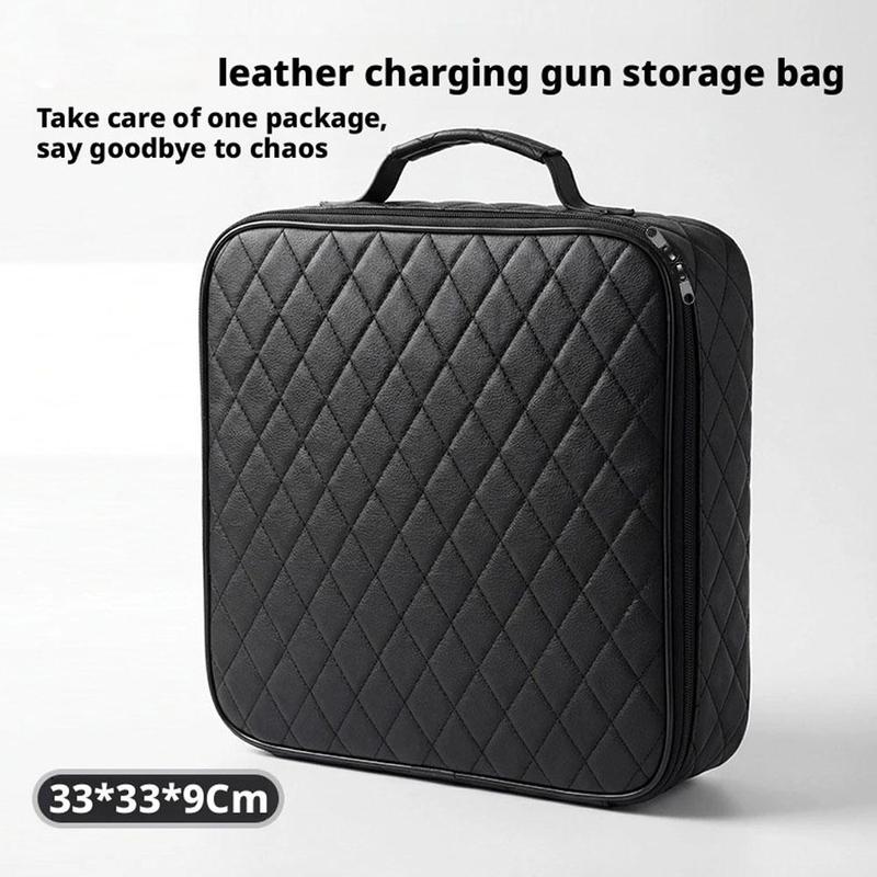 New Energy Vehicle Charging Gun Storage Bag Portable EV Charger Cable Bag Waterproof Auto EV Charging Jumper Storage Bag