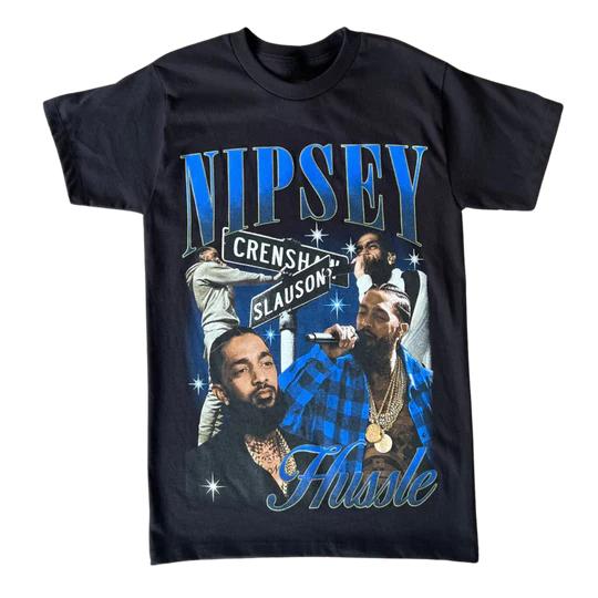 Nipsey Hussle Unisex Cotton TShirt Streetwear Retro Hip Hop M