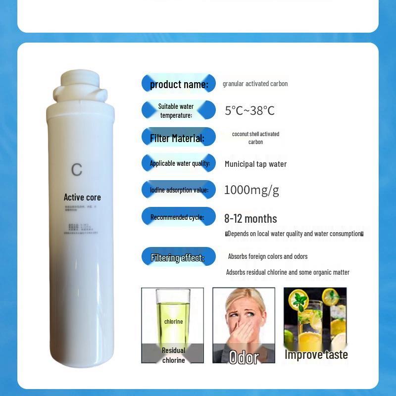 Compatible Haier Water Purifier Filter Cartridge for HJR75-L/YR1976-RO(S) Integrated Water Dispenser with PAC Composite RO Membrane