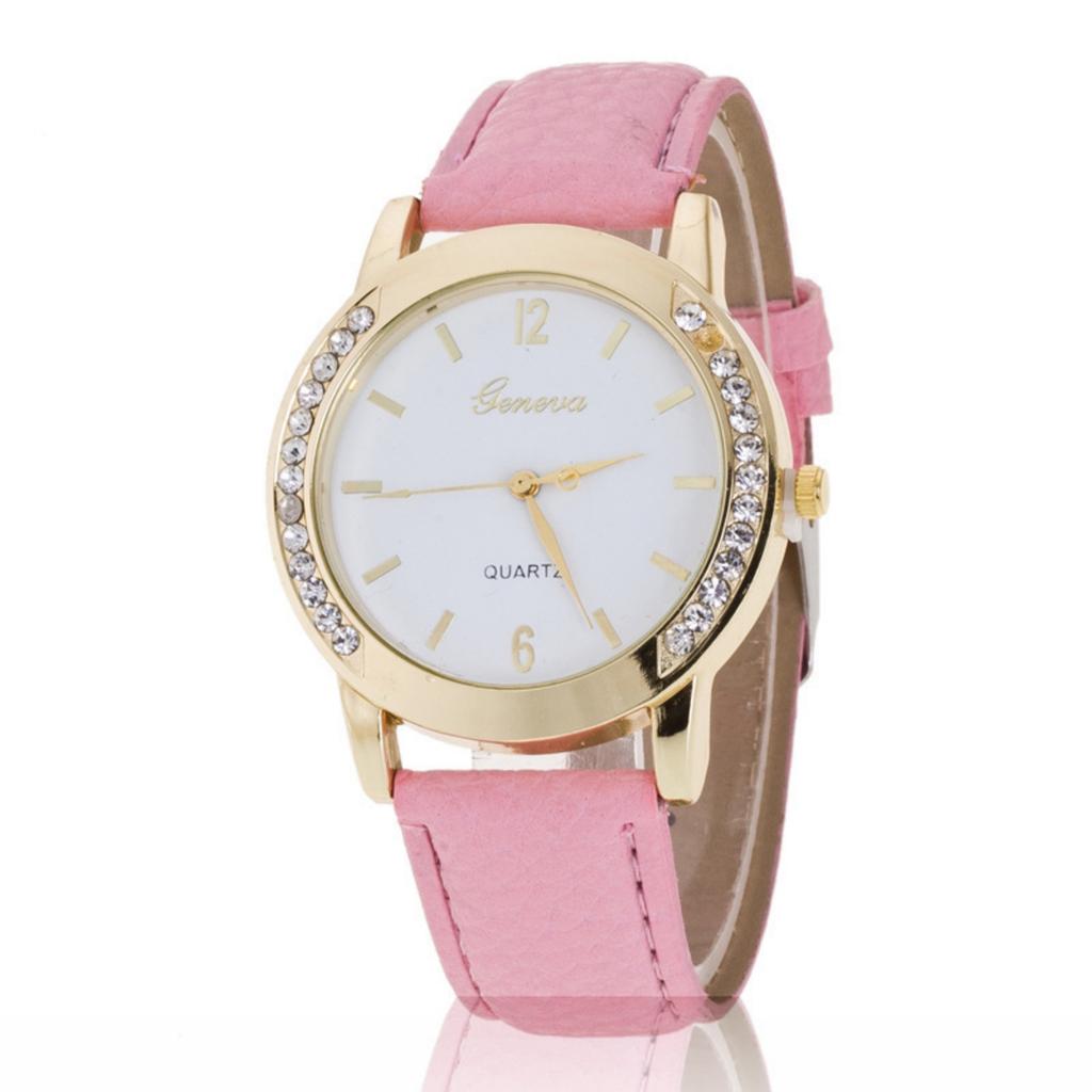 Dámské módní kožené hodinky