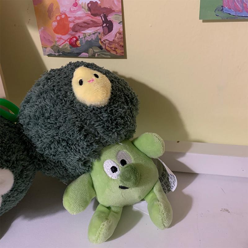 Cute Broccoli Plush Toy Small Pendant Versatile Cauliflower Bag Pendant
