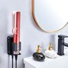 Hair Tool Holder Wall Mount Dual Storage Compartments