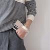 Chic Vintage Heart Bow Wrist Strap Jeans Texture Phone Case for SamSung Galaxy S26 Ultra S25 S24 S23 Card Holder Protect Cover