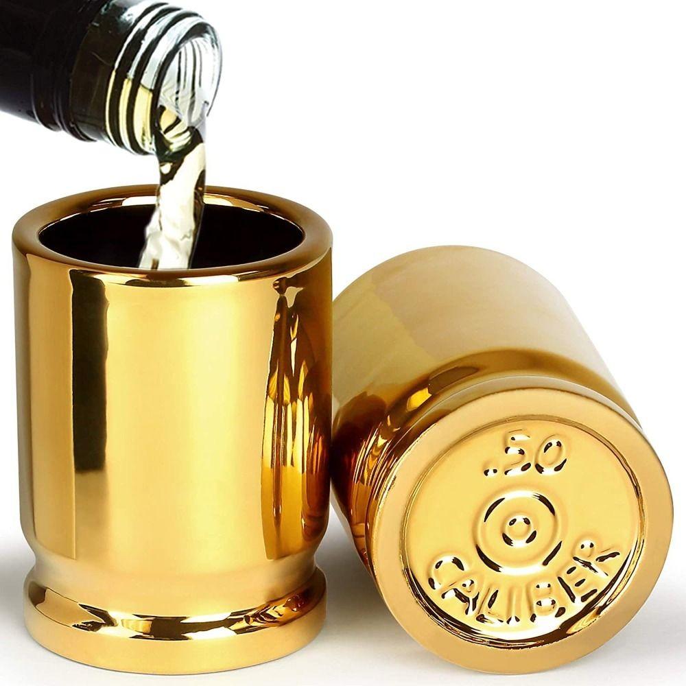 

3 Oz Liquid Cup Gold Wine Cup Creative Shot Glass KTV