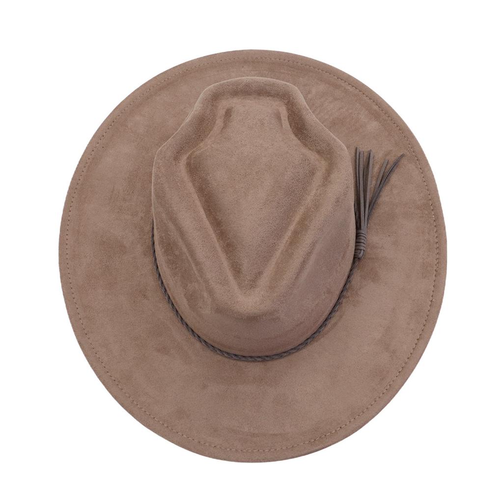 New arrow crown Suede hat men Felt Hats for Woman Mexican wide brim solid arrow hat church hat wedding Felt Hat Top Hat can burn