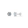 925 Sterling Silver Basic Sparkling Round Stud Earrings Classic Crown Hypoallergenic Wedding Jewelry for Women