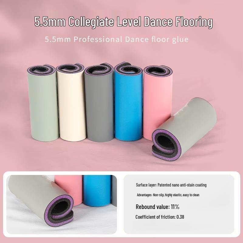 

Jun Ding Ying 5.5mm Professional PVC Dance Flooring
