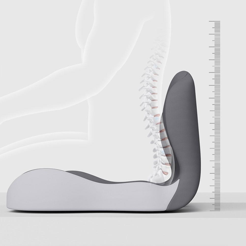 Pianka Memory Kształt L Zintegrowana Poduszka Siedziska z Podparciem Lędźwiowym Poduszka na Siedzenie Samochodowe do Samochodu Ciężarowego Biurka Krzesła Gamingowego