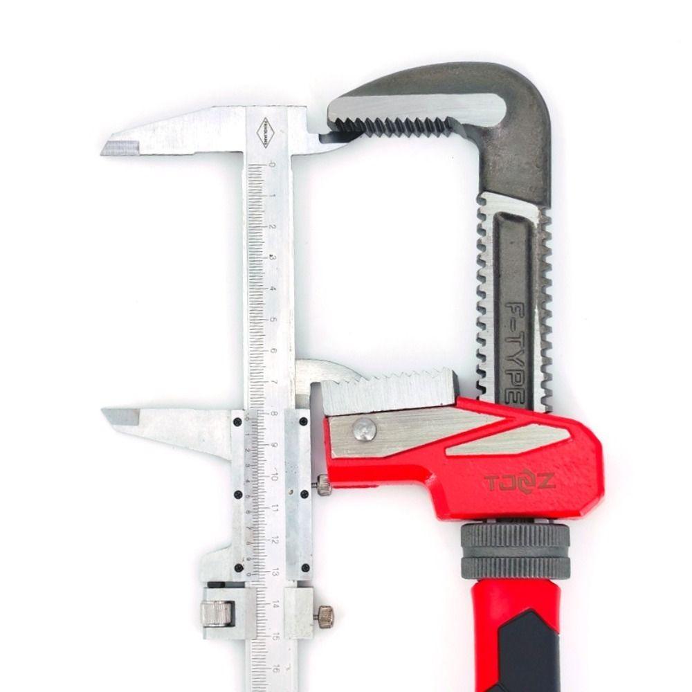 F-Type Pipe Vise Wrench with Extension Pipe Spanner Versatile Adjustable Wrench Plumbing Repair