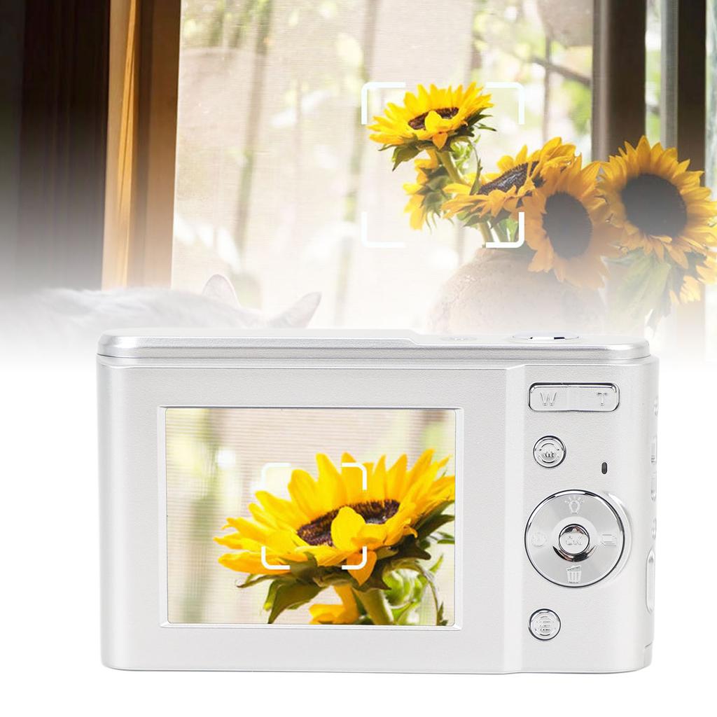 Digital Camera 1080P 48MP Autofocus 16x Digital Zoom 2.4 Inch Screen Rechargble Compact Camera for Adult Beginner