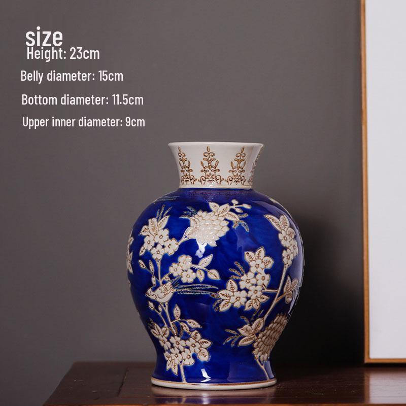New Chinese Style Multicolor Porcelain Vase for Hydroponic Flower Arrangement – Home Decor