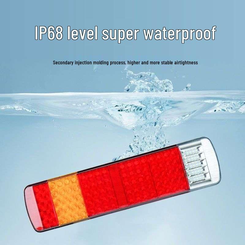 Compatible Rear LED Tail Light Assembly for Jiefang J6P/JH6/J6, TianV/J7, HanV Models (Car Part #460420500)