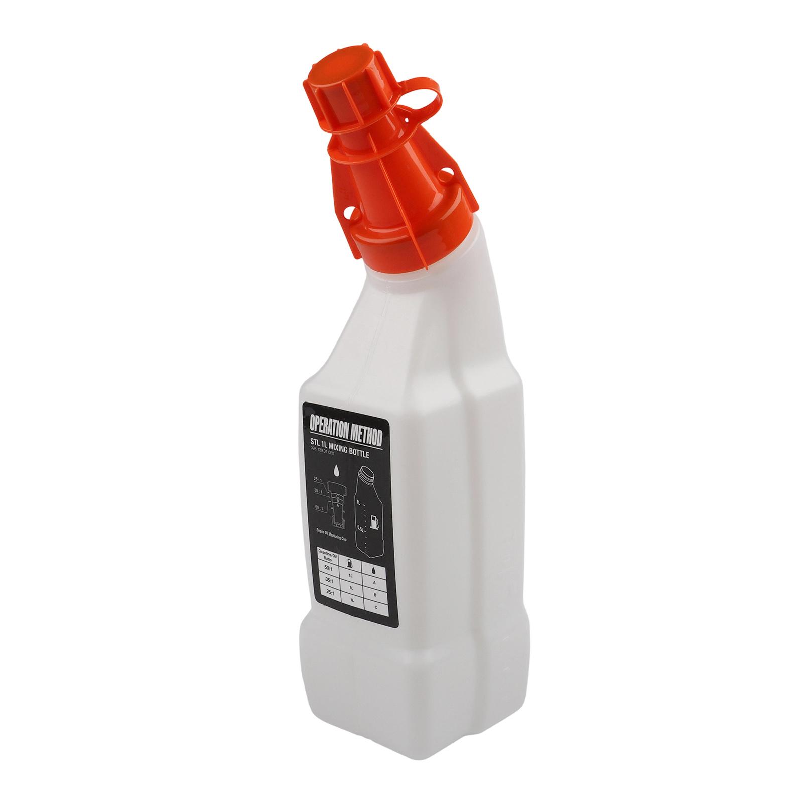 1Pc Premium 1L Fuel & Oil Mixing Bottle For 2-Stroke Garden Equipment Lawn Mower Parts Garden Tool Accessories