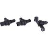 62TE Automatic Transmission Output Shaft Speed Sensor Set, 5078930AA 5078554AA 3Pcs Transmission Speed Sensor Compatible with C*hrysler for Dodge