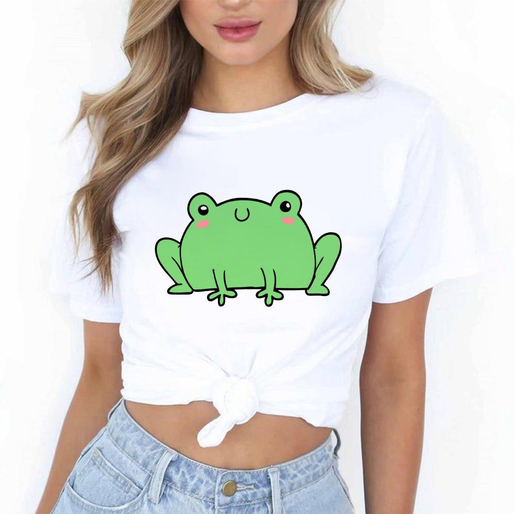 

Female Simple T-Shirt T Shirts Women Stylish Casual Cartoons Print Tshirts Summer Tees Harajuku Style Graphic Ladies Exquisite XXXL