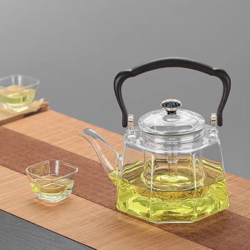 Hanyou Japanese Style Octagonal Glass Kettle