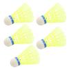 5 PCS Night Glow Badminton 30mah High Resilience LED Sports Shuttlecock for Sports Activities