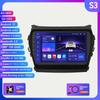 Carplay 4G-LTE 2 Din Android 12 Autorádio Multimediální video přehrávač pro Hyundai Santa Fe 3 2013-2017 IX45 Navigace GPS Stereo BT inteligentní obrazovka