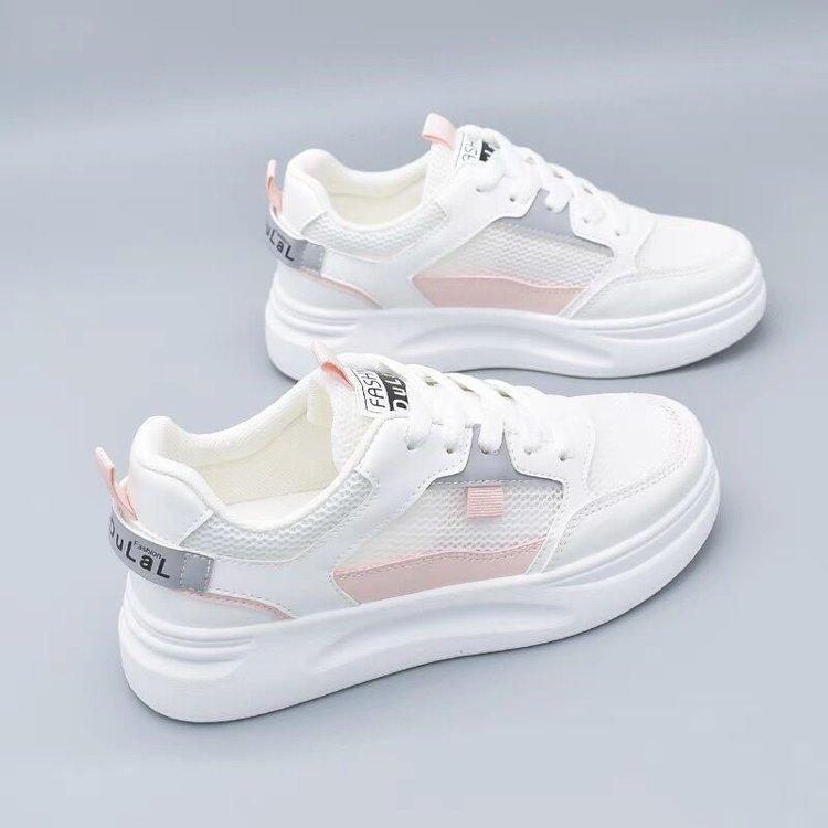 Sneaker Damen gemischte Partie Sommer Mesh atmungsaktiv Mode Farbabstimmung Muffin weiche Sohle leicht lässig Einzelne Schuhe Damen
