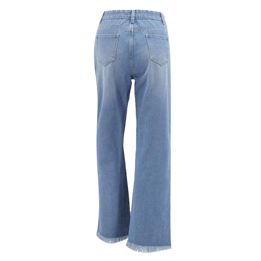 GMXIA Vintage Baggy Jeanshose Damen