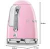 Чайник Smeg KLF03PKEU