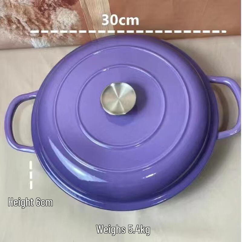 

Эмалированная чугунная кастрюля для морепродуктов Liliang