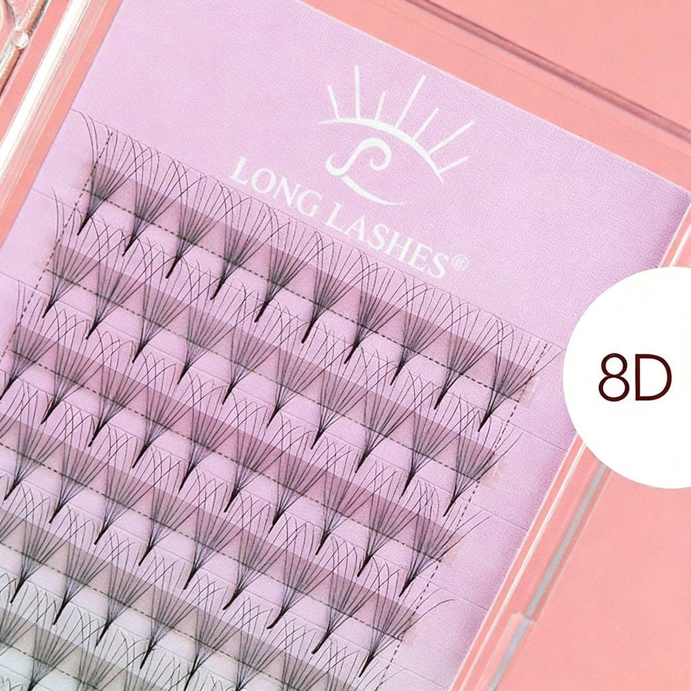 6D Volume Artificial Eyelashes Sharp Thin Grafting Eyelashes Lash Extension  Personal Care