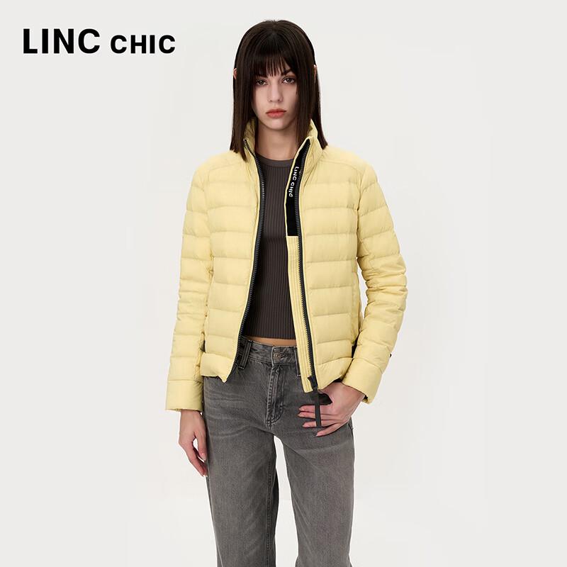 Jinyujie Women's Lightweight Stand Collar Short Down Jacket