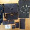 Used 【Super Beautiful item】439_PRADA Bi-fold Wallet 1ML009 Saffiano