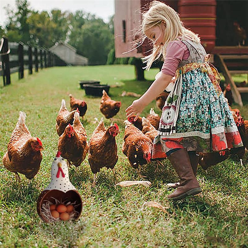 AEE4-Elegant Farmhouse Egg Storage Jar Egg Storage Convenient Egg Storage Handmade Excellent Collection Egg Storage
